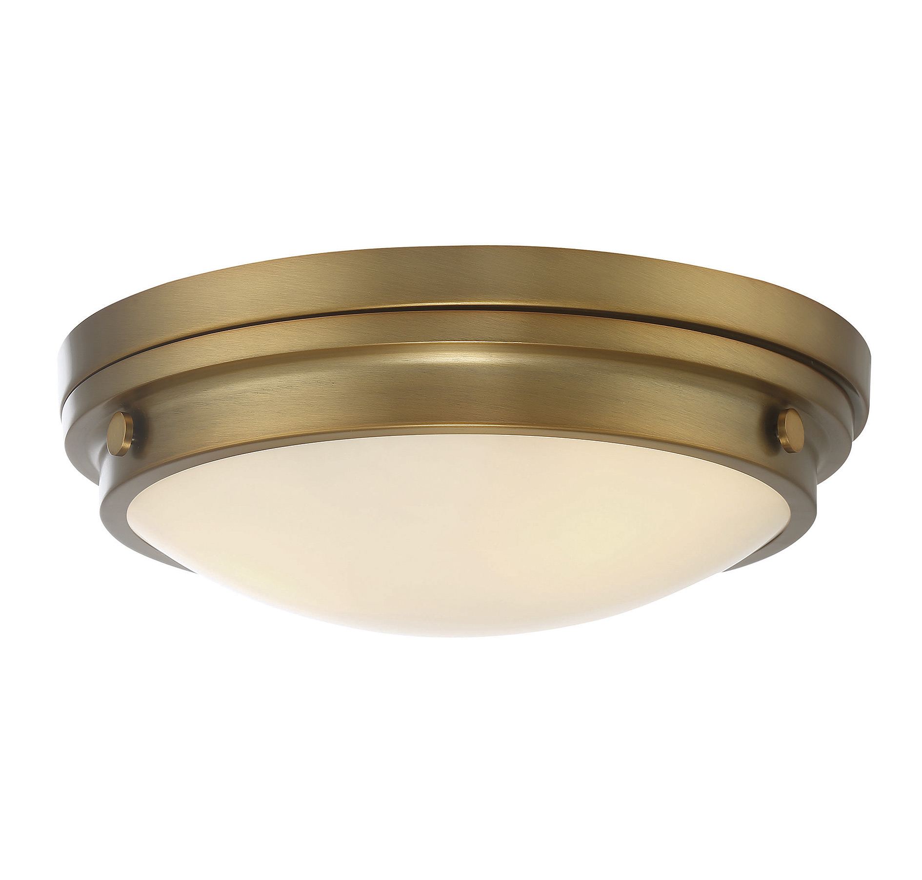 Trade Winds Ashford 3-Light Ceiling Light in Natural Brass