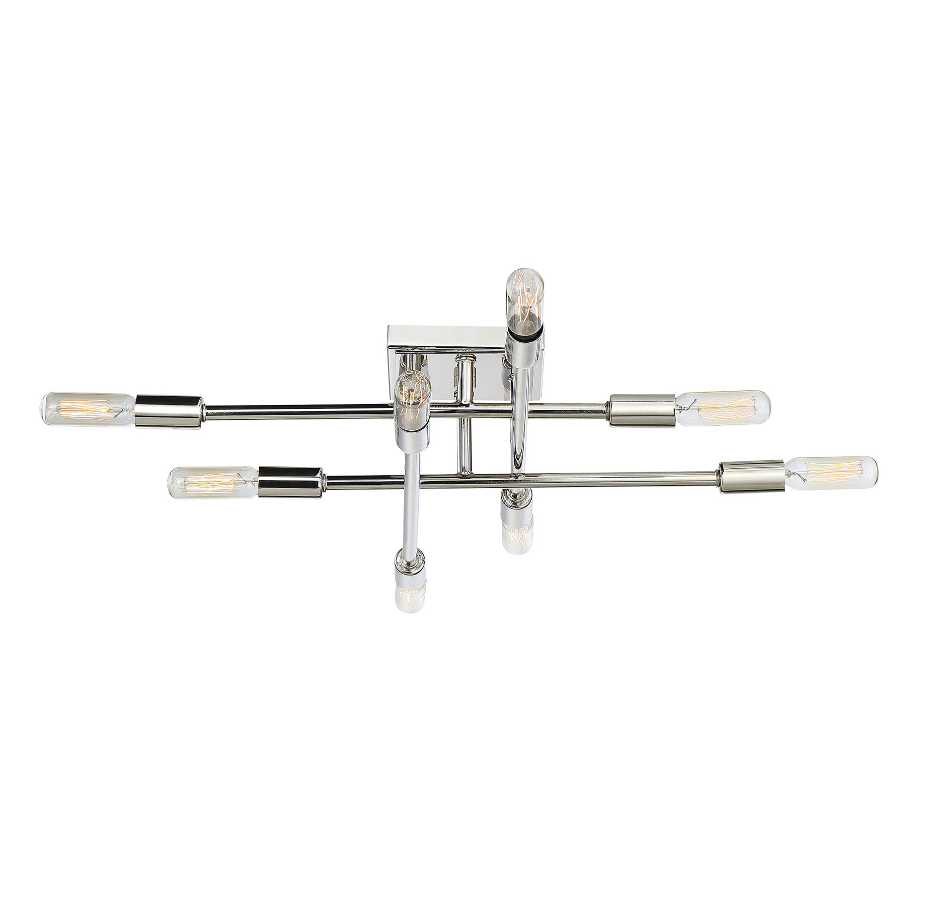 Savoy House Lyrique 8-Light Semi Flush in Polished Nickel