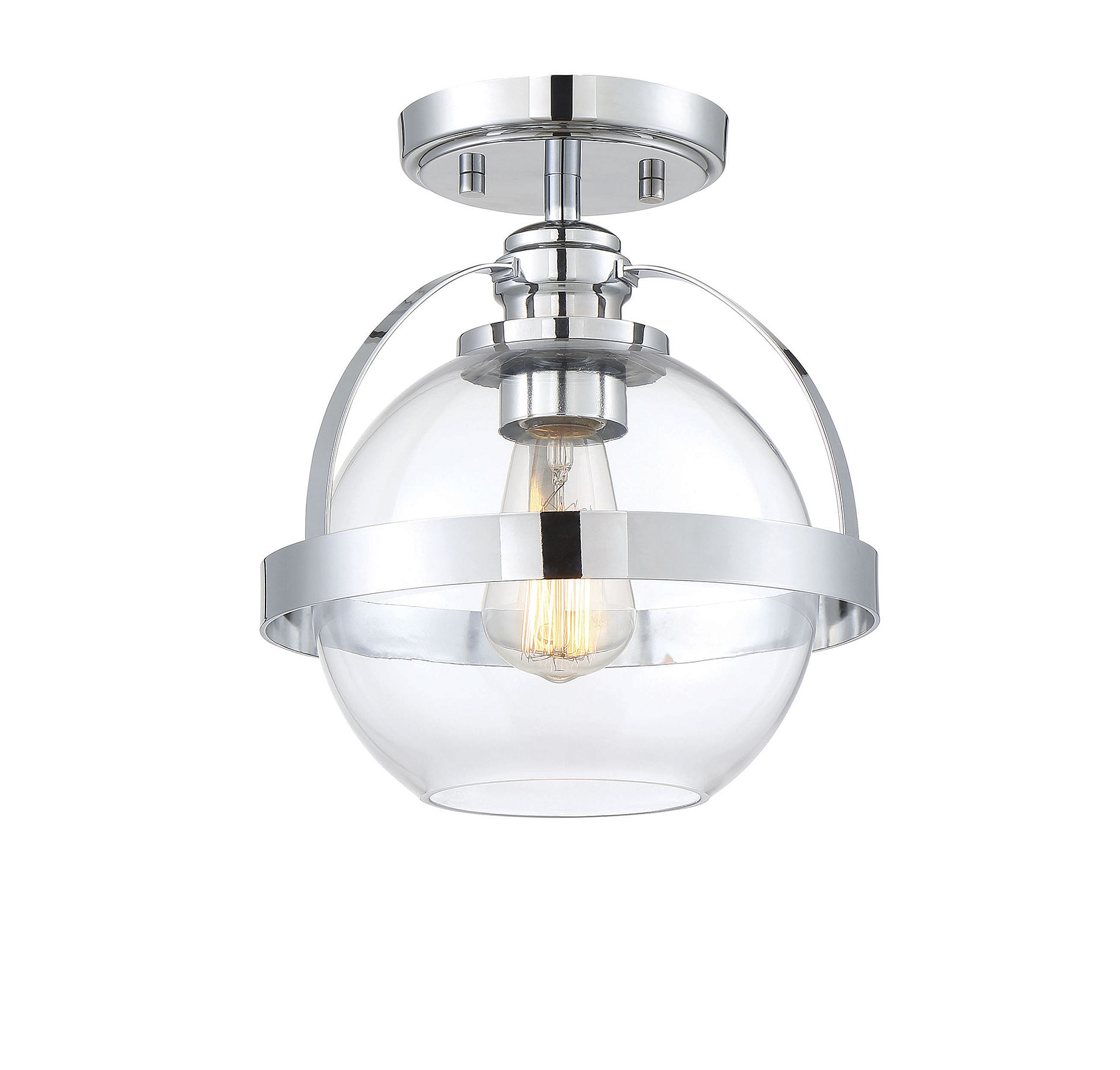 Savoy House Pendleton Ceiling Light in Polished Chrome