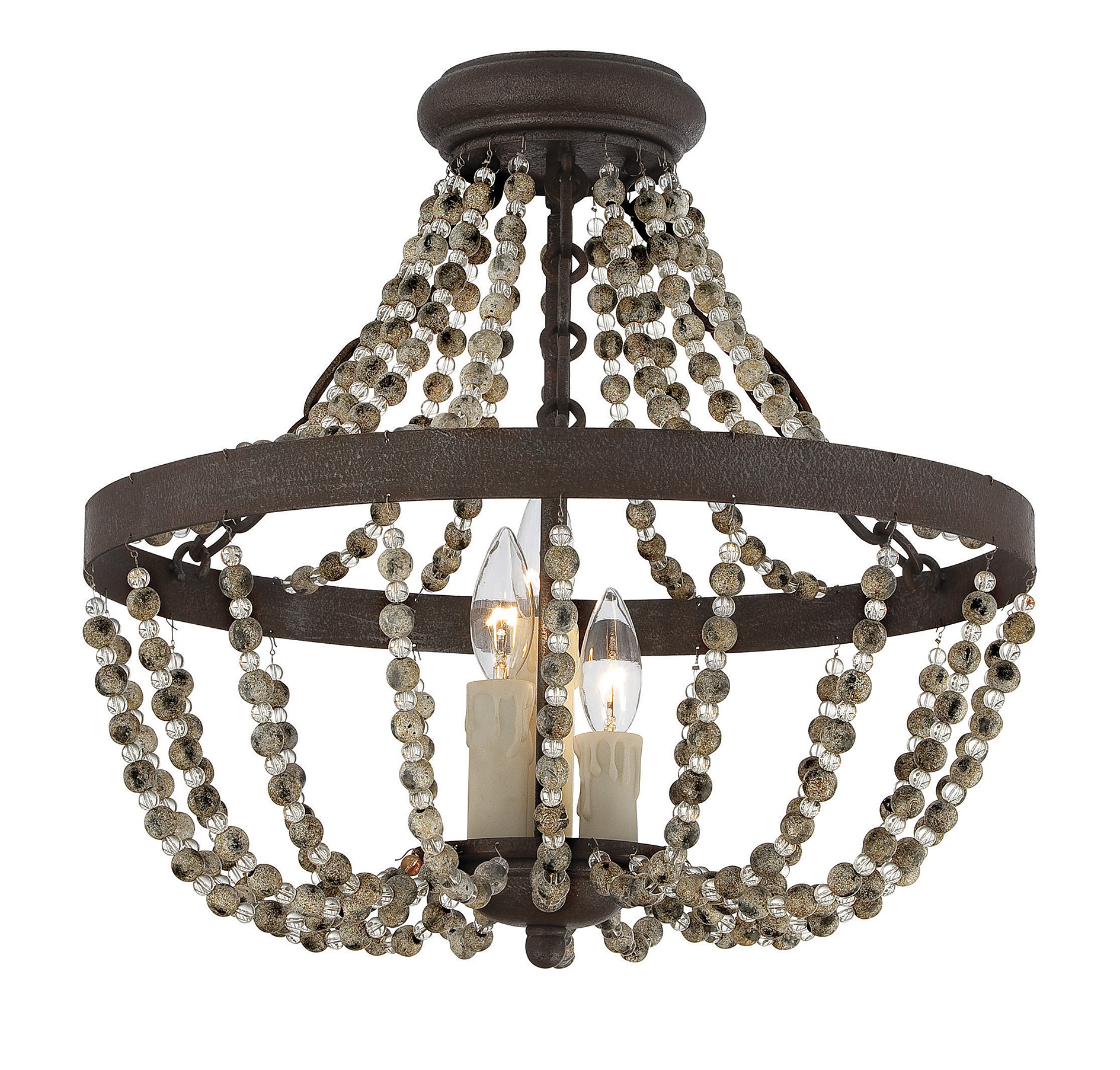 Savoy House Mallory by Brian Thomas Convertible Ceiling Light in Fossil Stone