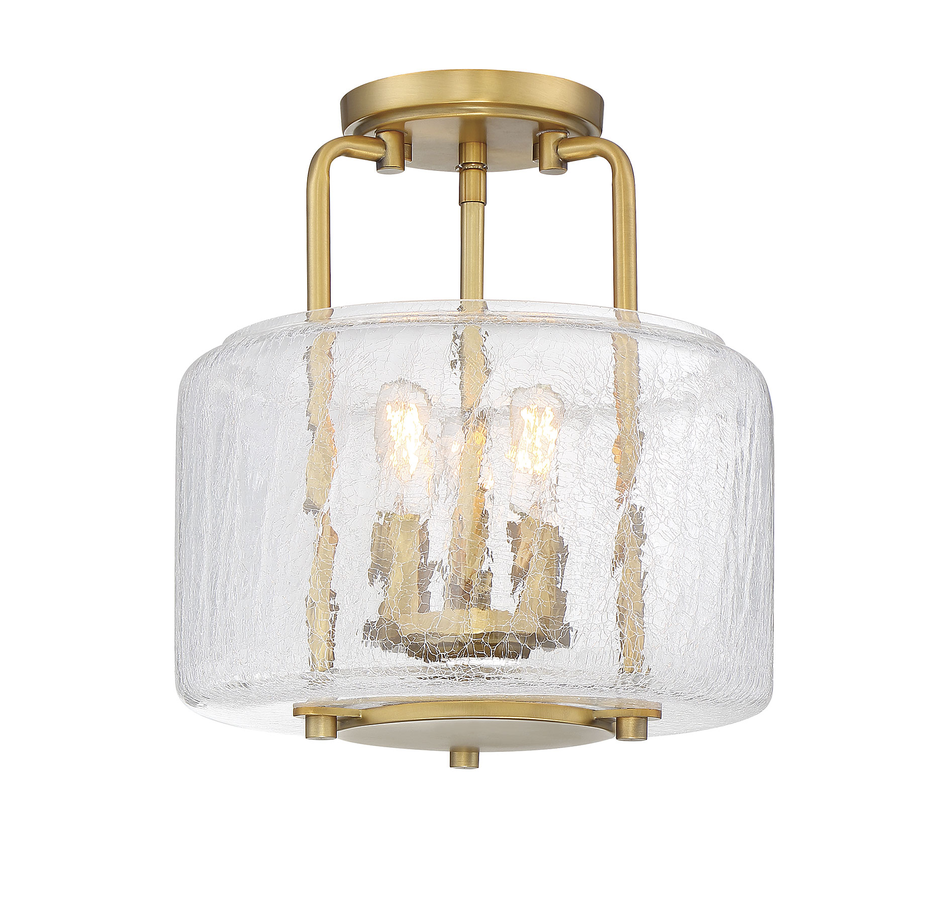 Savoy House Avalon 3-Light Ceiling Light in Warm Brass