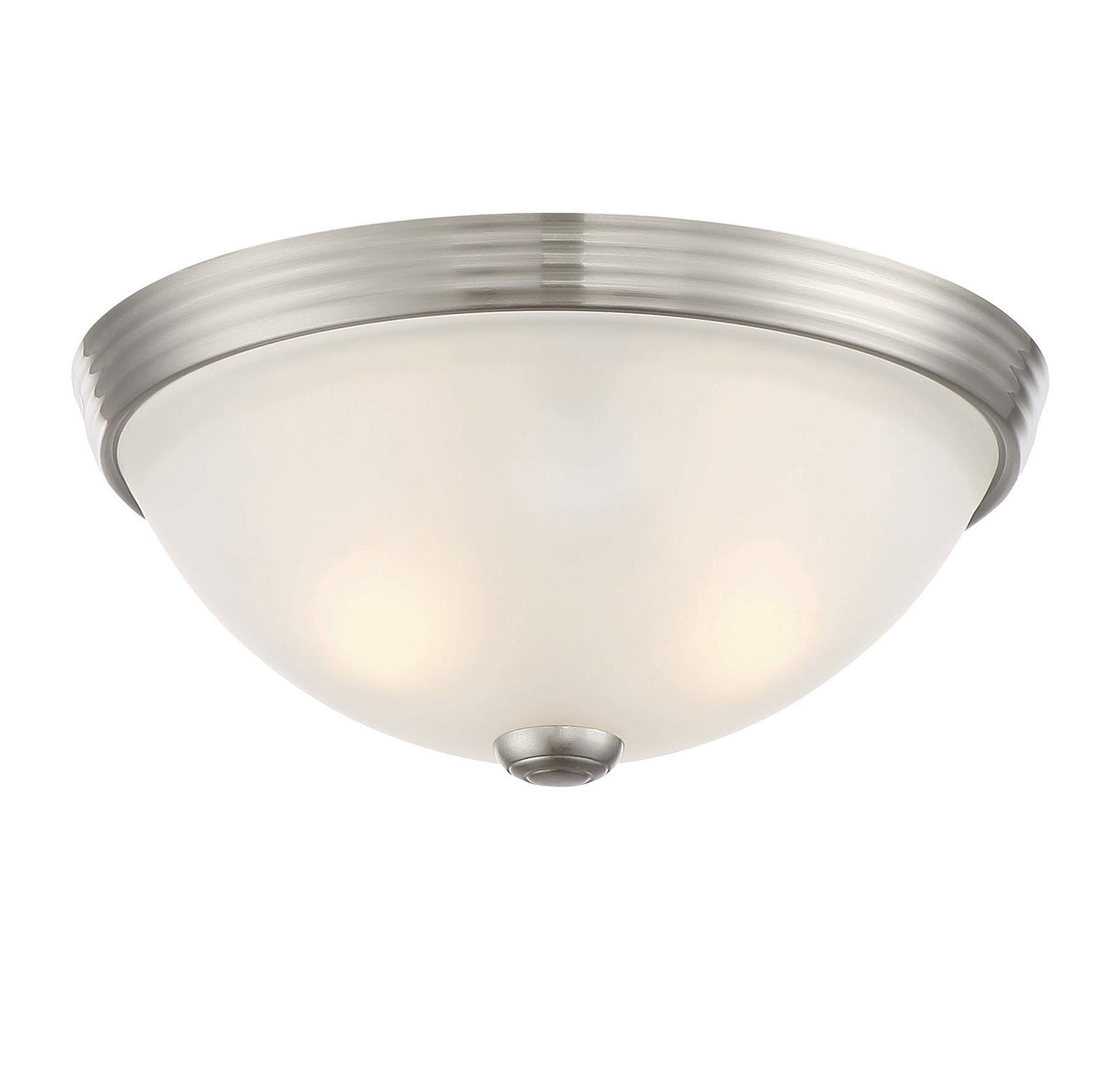 Savoy House Flush Mount Ceiling Light in Satin Nickel