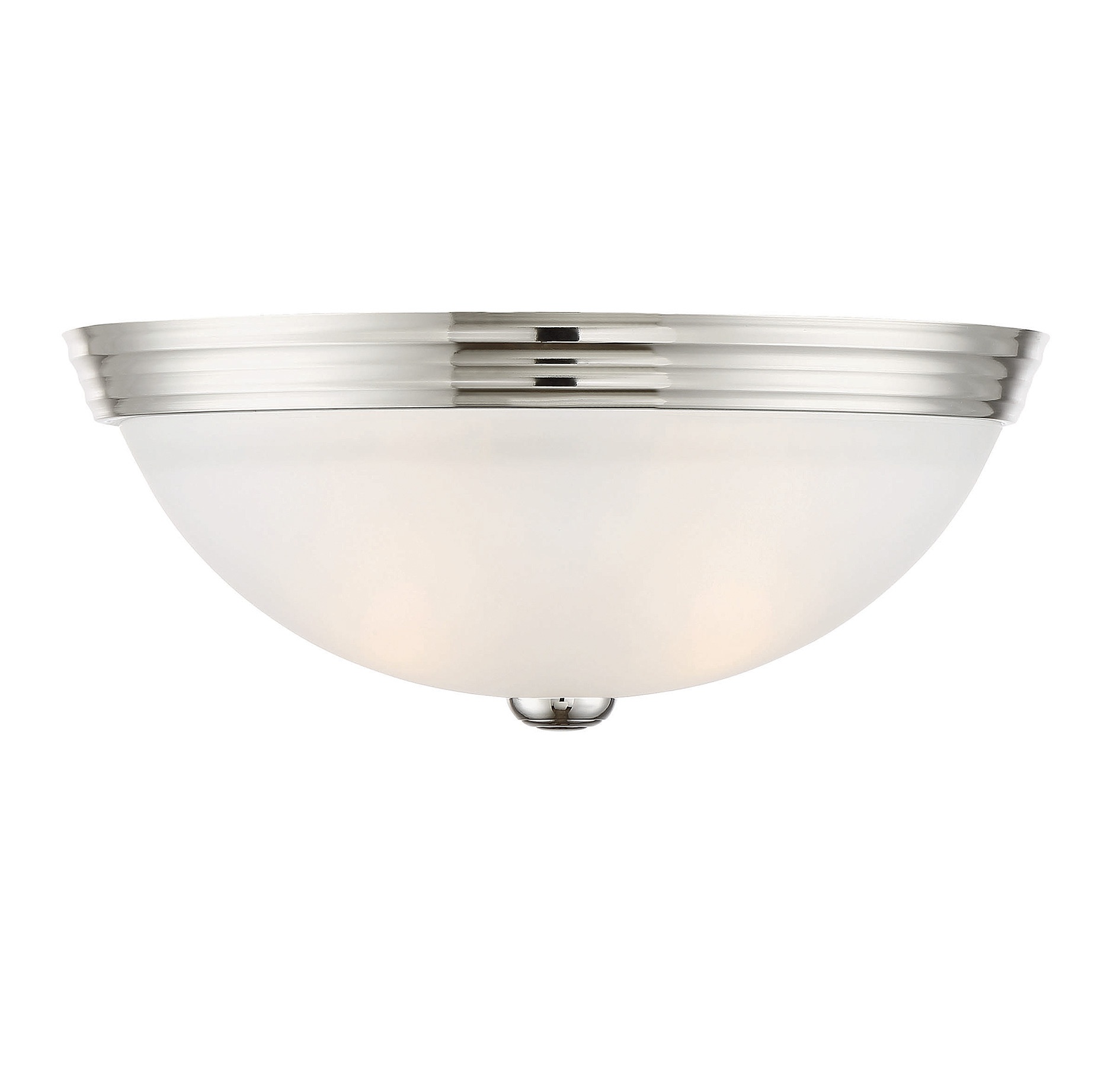 Savoy House Flush Mount Ceiling Light in Polished Nickel