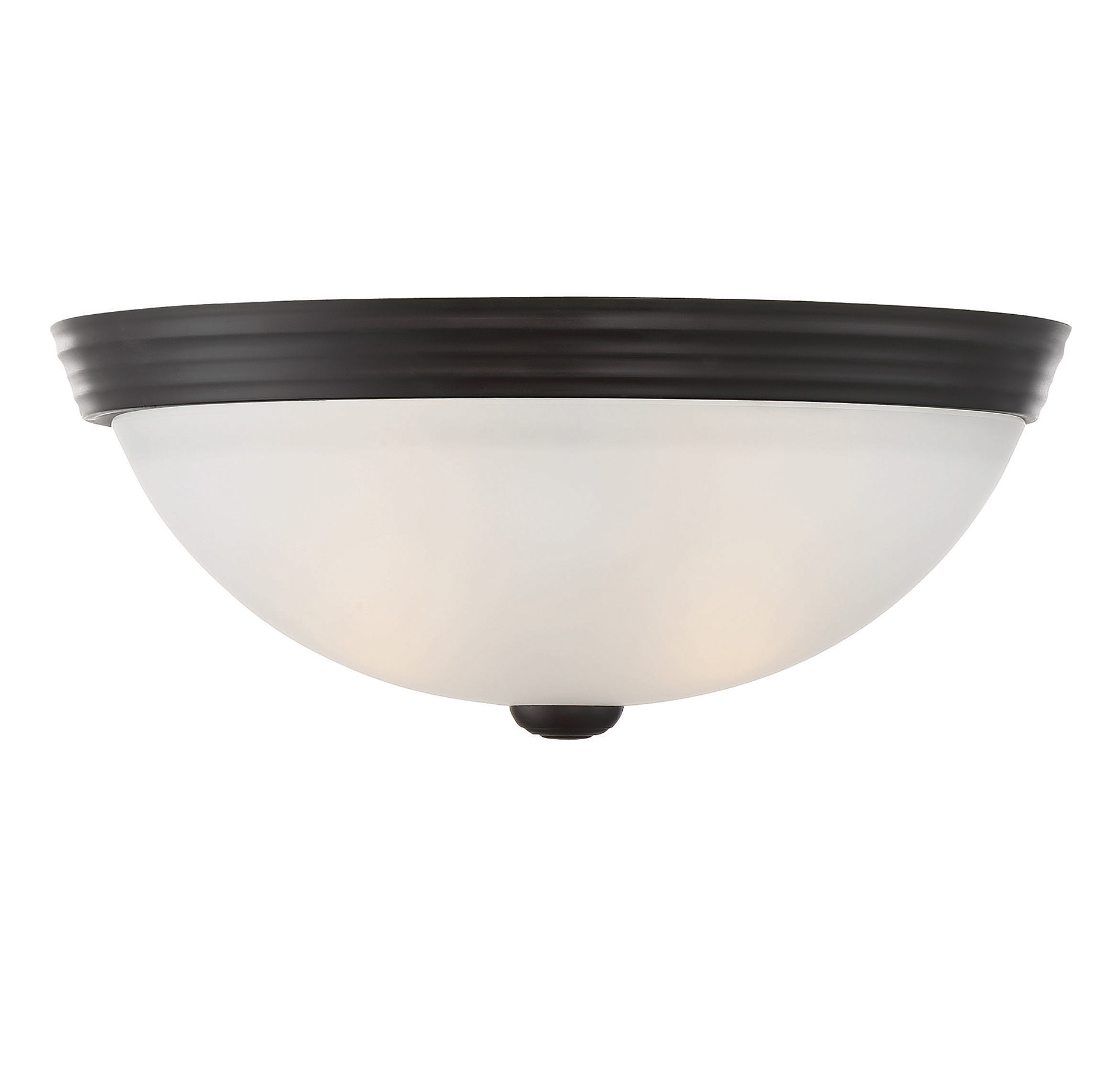 Savoy House 13" Flush Mount Ceiling Light in English Bronze