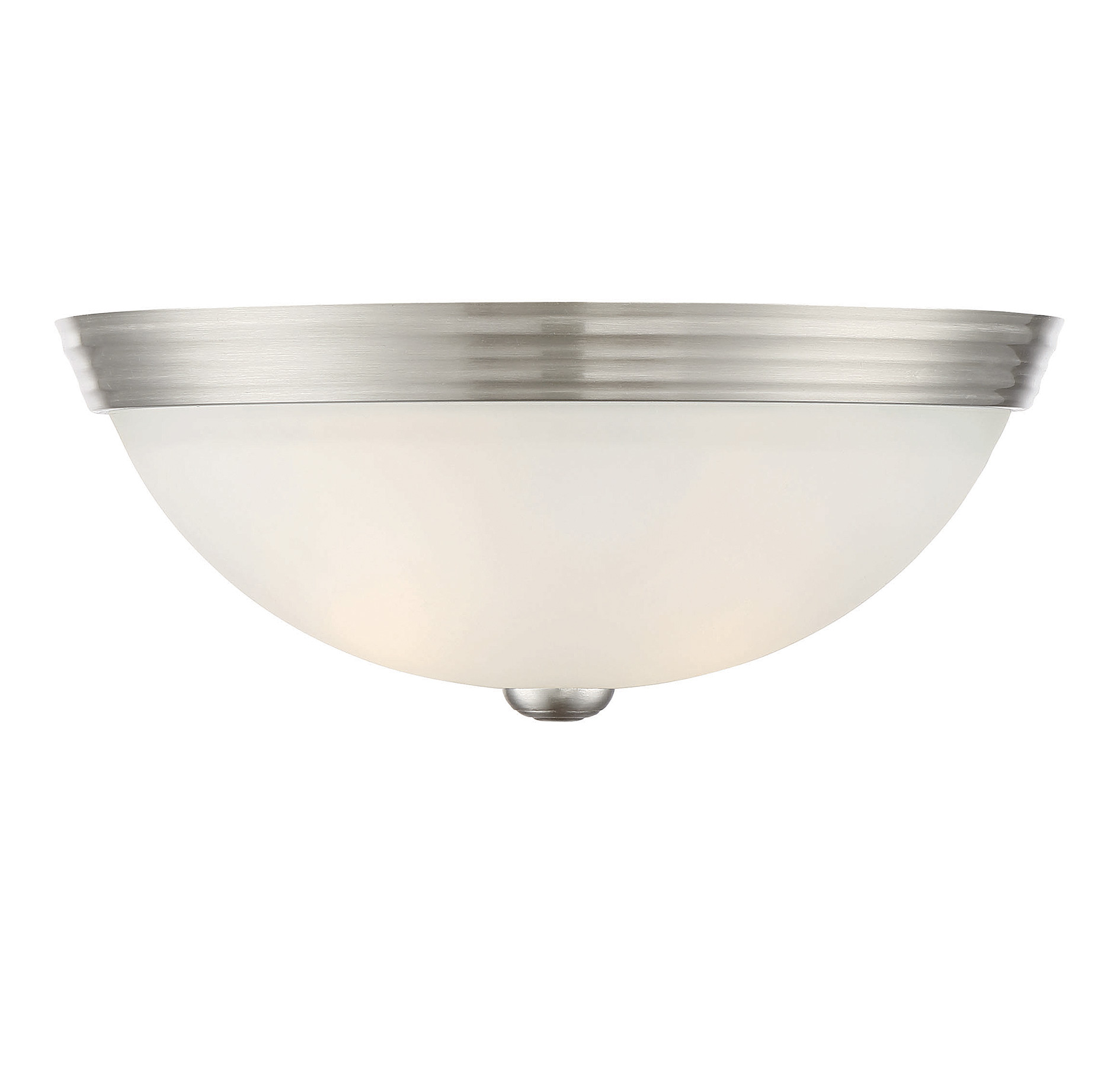 Savoy House 13" Flush Mount Ceiling Light in Satin Nickel