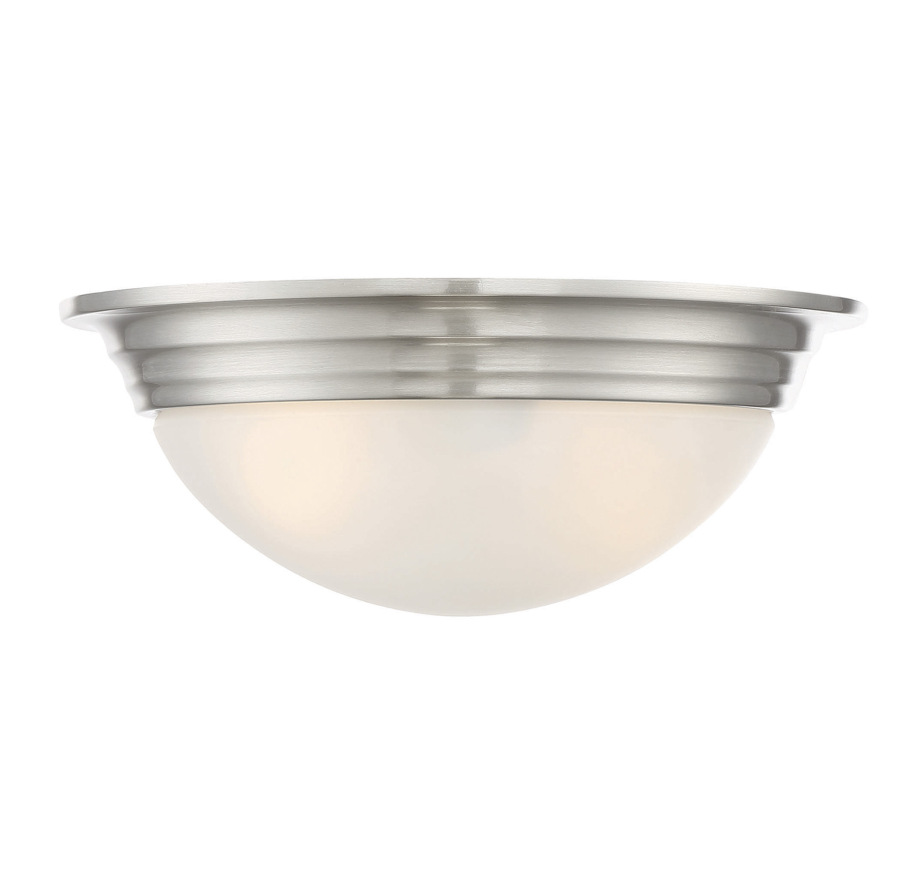 Savoy House Flush Mount Ceiling Light in Satin Nickel