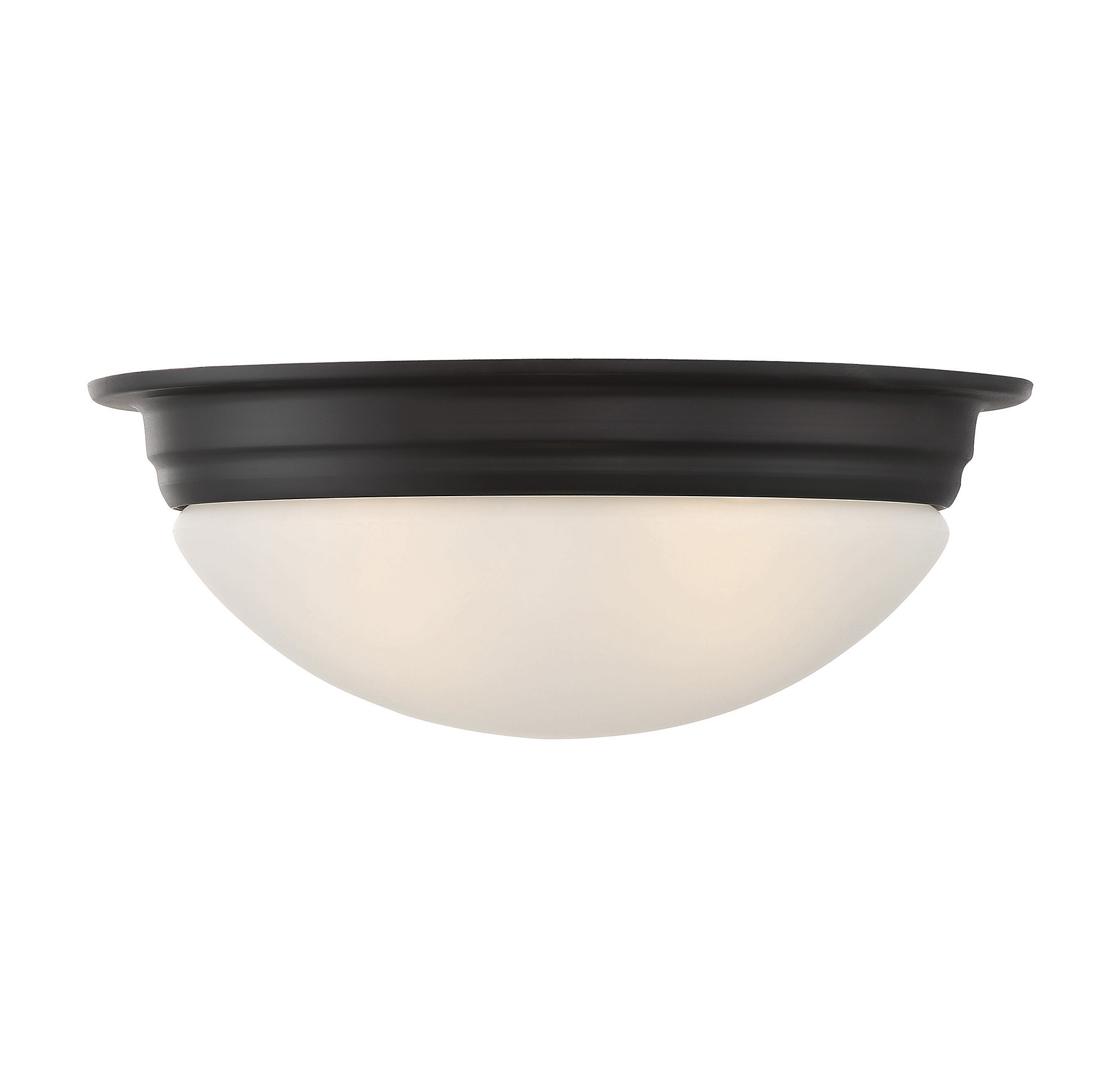 Savoy House Domed Flush Ceiling Light in English Bronze