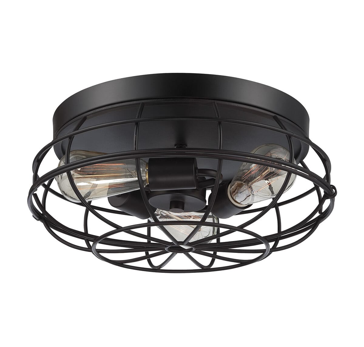 Trade Winds Arnold 3-Light Ceiling Light in Oil Rubbed Bronze