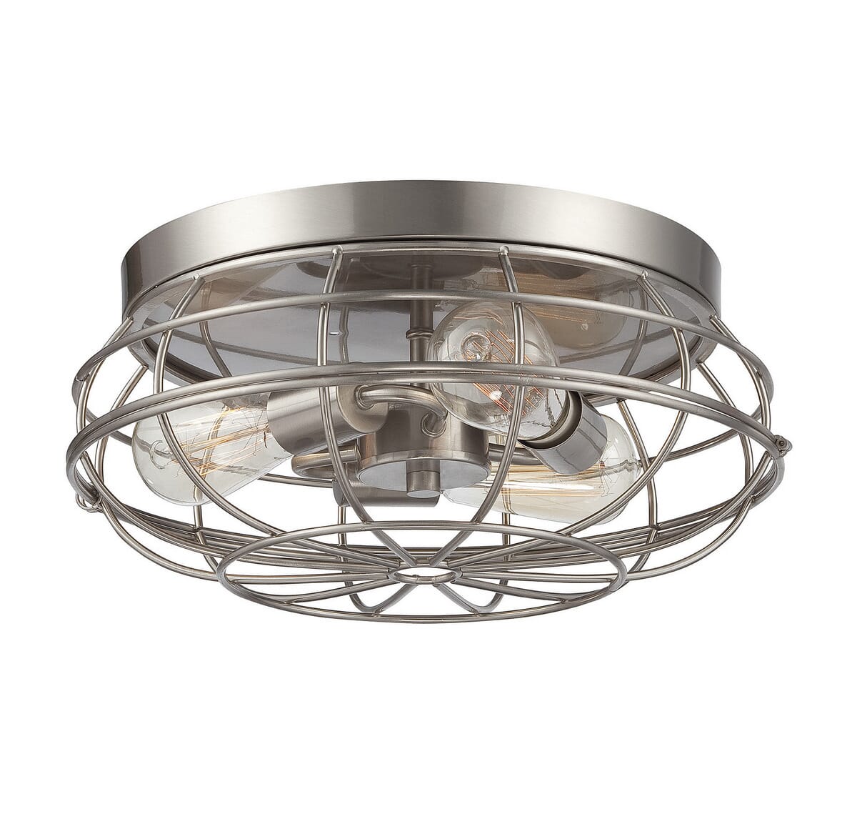 Trade Winds Arnold 3-Light Ceiling Light in Brushed Nickel