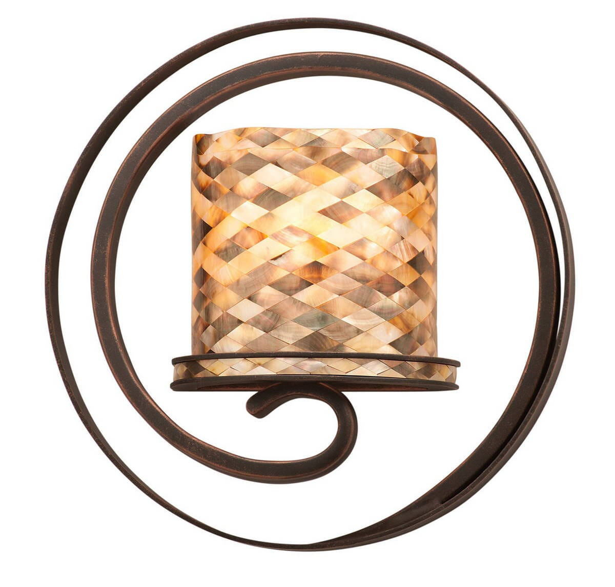 Kalco Monaco 1-Light ADA Wall Sconce in Antique Copper