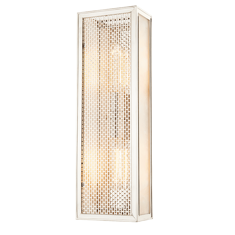 Hudson Valley Ashford 2-Light 18" Wall Sconce in Polished Nickel