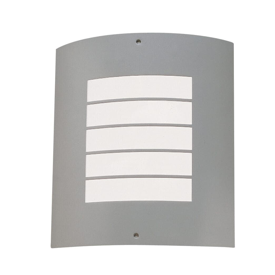 Kichler Newport 1-Light 10.25" Large Outdoor Wall in Brushed Nickel