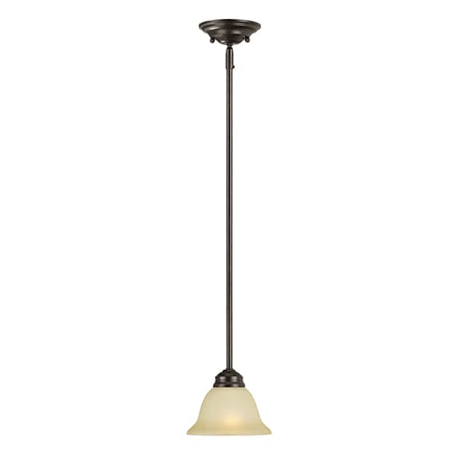 Millennium Lighting Devonshire 1-Light Mini-Pendant in Burnished Gold