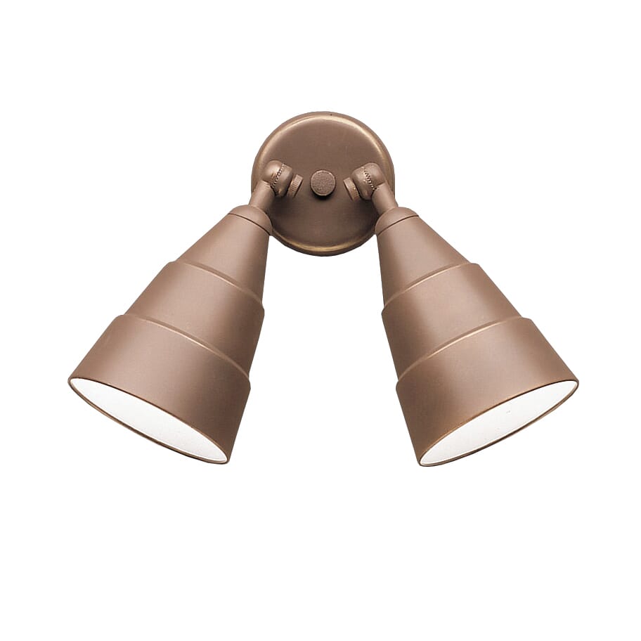 Kichler Outdoor 2-Light 11.25" Small Wall Light in Bronze