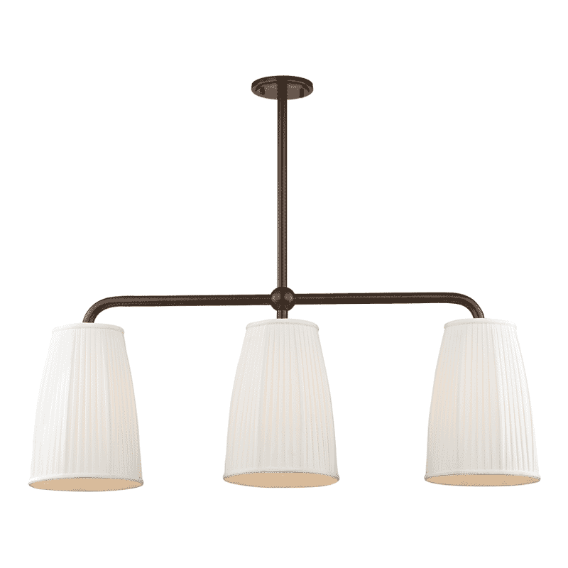 Hudson Valley Malden 3-Light 10" Kitchen Island Light in Distressed Bronze