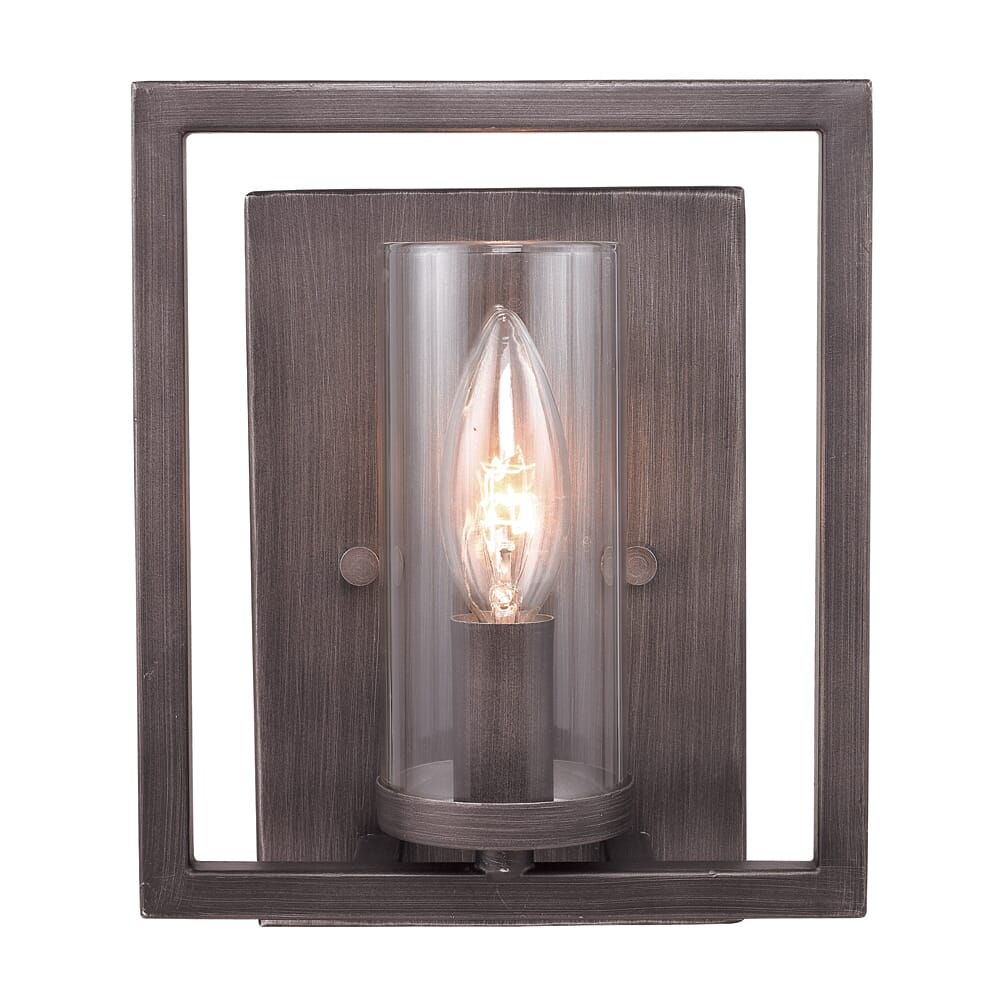 Golden Marco 9" Wall Sconce in Gunmetal Bronze