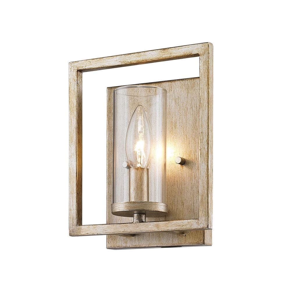 Golden Marco 9" Wall Sconce in White Gold