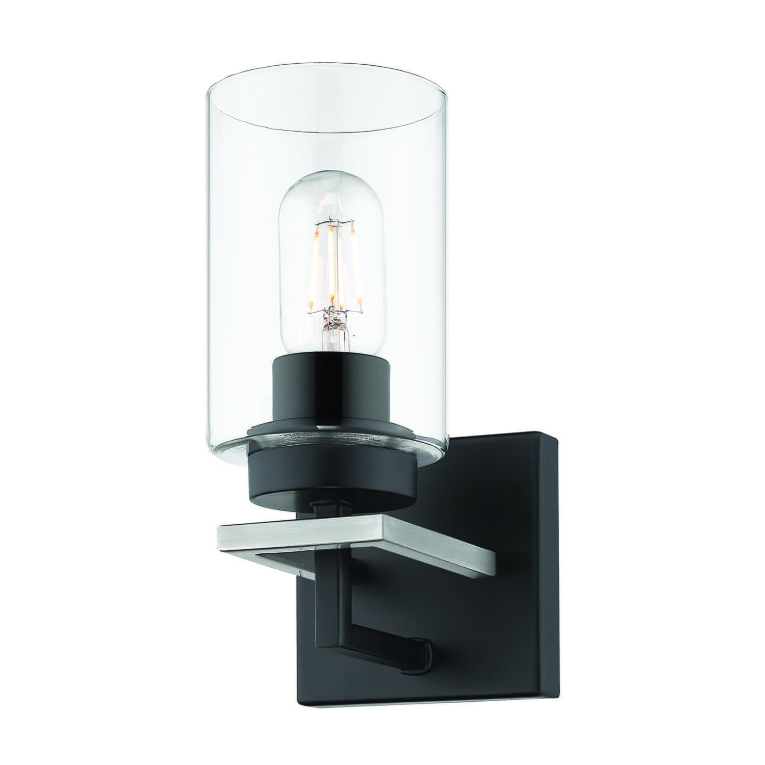 Golden Tribeca 5" Bathroom Vanity Light in Black