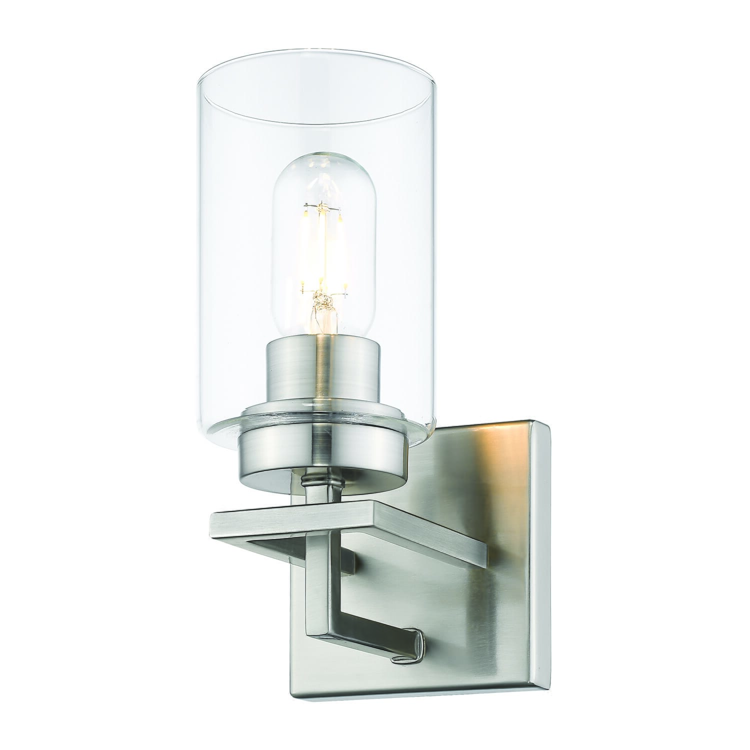 Golden Tribeca 5" Bathroom Vanity Light in Pewter