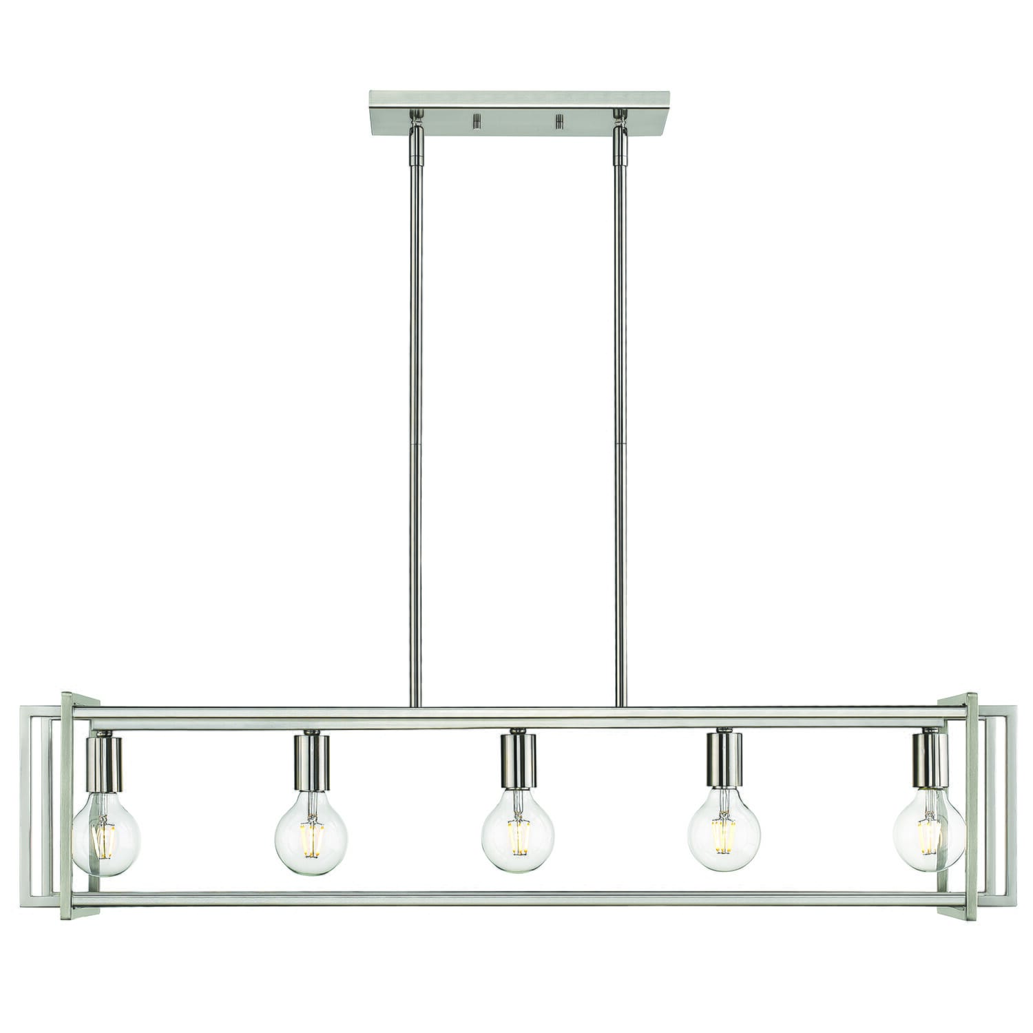 Golden Tribeca 5-Light 9" Pendant Light in Pewter