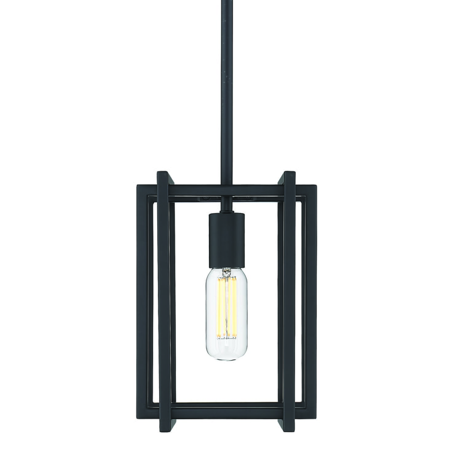 Golden Tribeca 11" Mini Pendant in Black