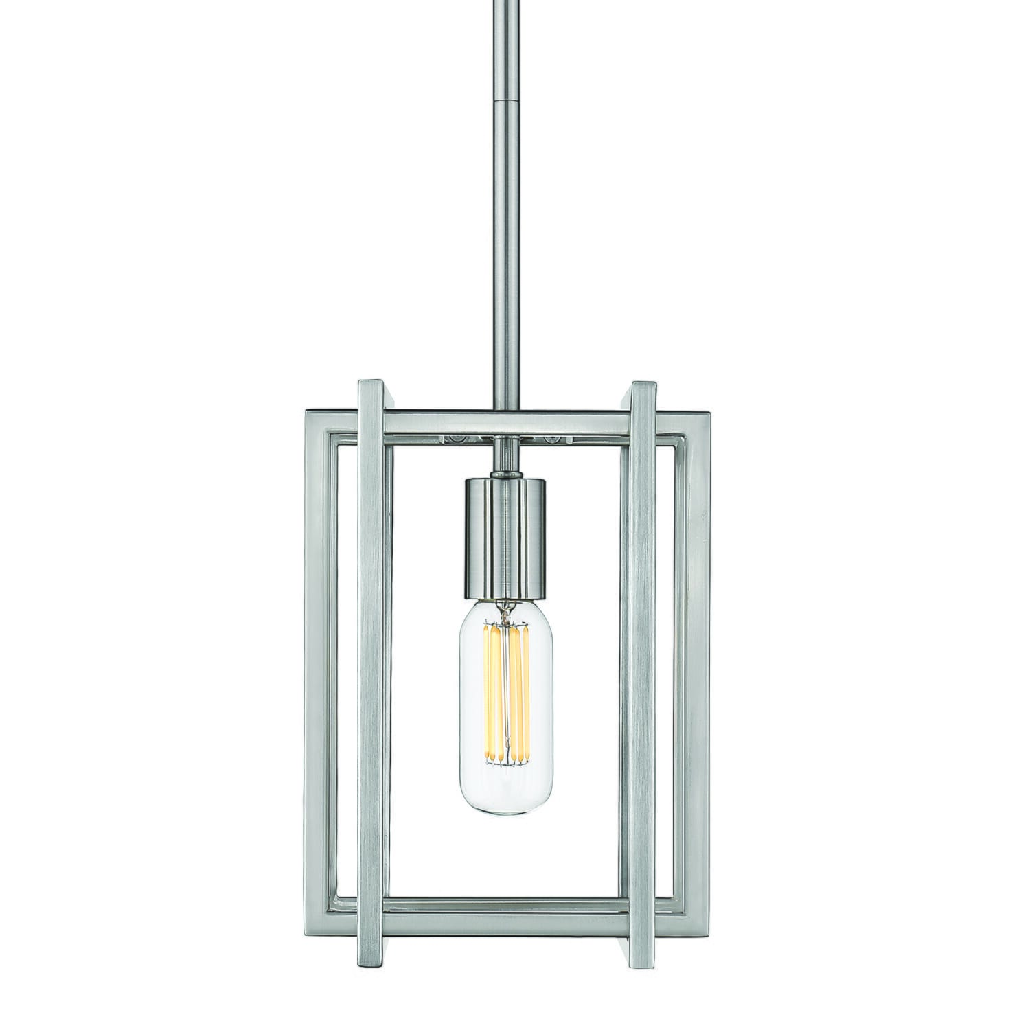 Golden Tribeca 11" Mini Pendant in Pewter