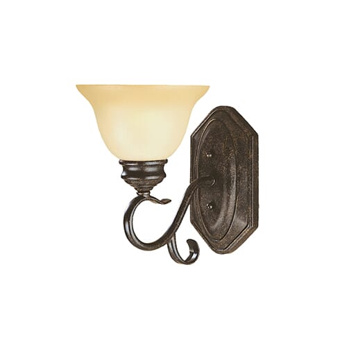 Millennium Lighting Devonshire 1-Light Wall Sconce in Burnished Gold