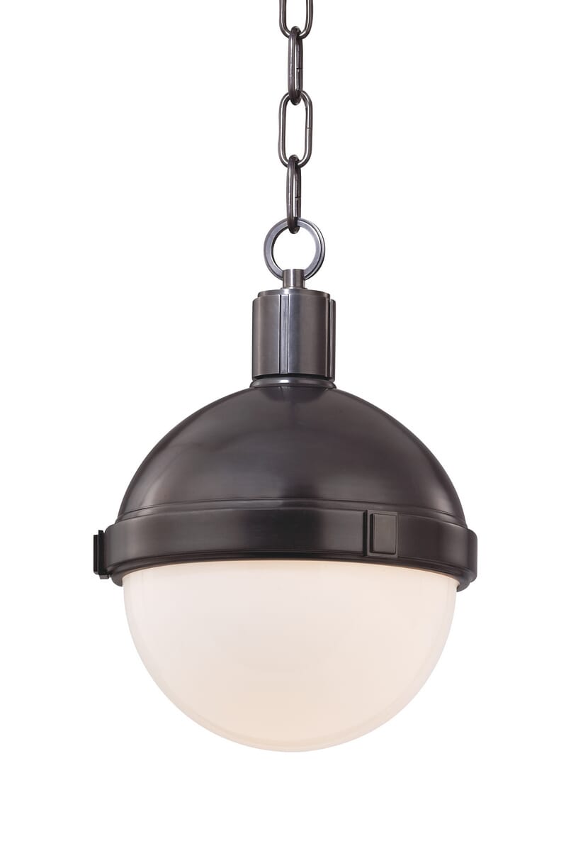 Hudson Valley Lambert 13" Pendant Light in Old Bronze