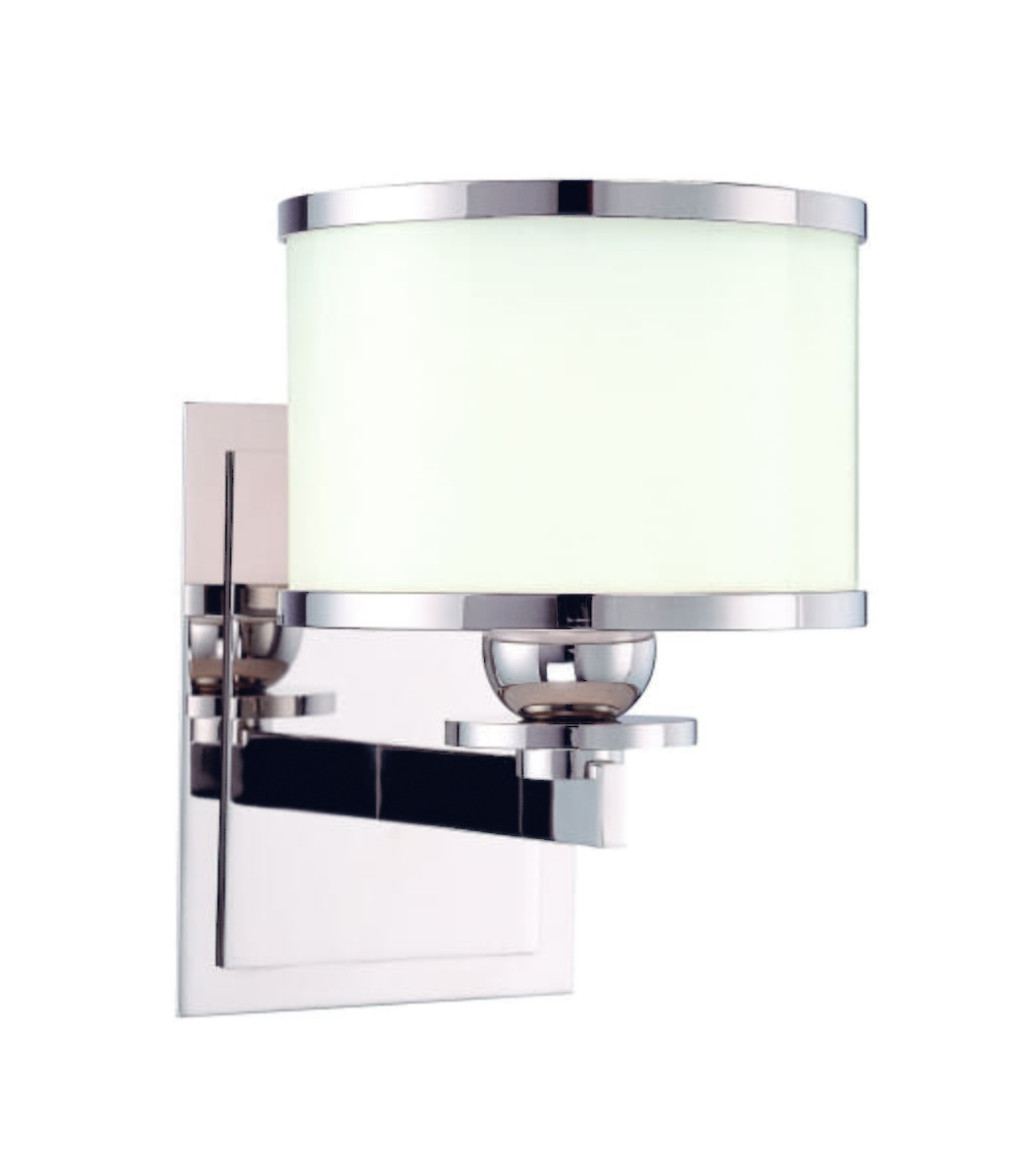 Hudson Valley Basking Ridge 6" Bathroom Vanity Light in Polished Nickel