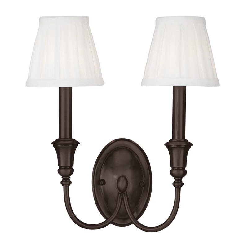 Hudson Valley Jaden 2-Light 13" Wall Sconce in Old Bronze