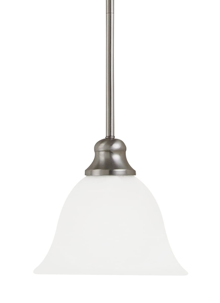 Sea Gull Windgate 7" Mini Pendant in Brushed Nickel