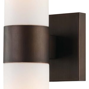 Minka Lavery 2-Light 14" Wall Sconce in Copper Bronze Patina