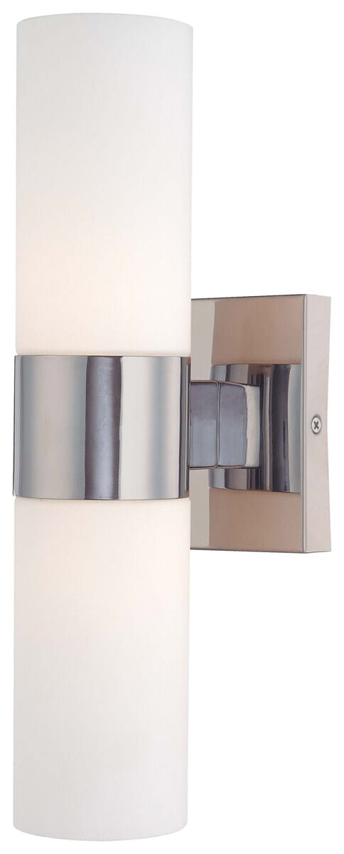 Minka Lavery 2-Light 14" Wall Sconce in Chrome