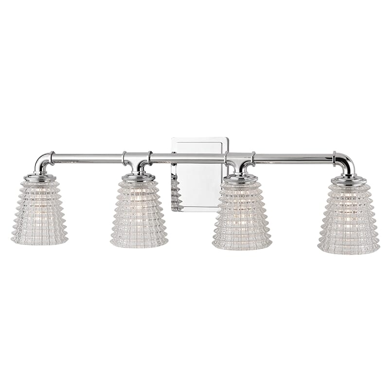 Hudson Valley Westbrook 4-Light 28" Bathroom Vanity Light in Polished Chrome