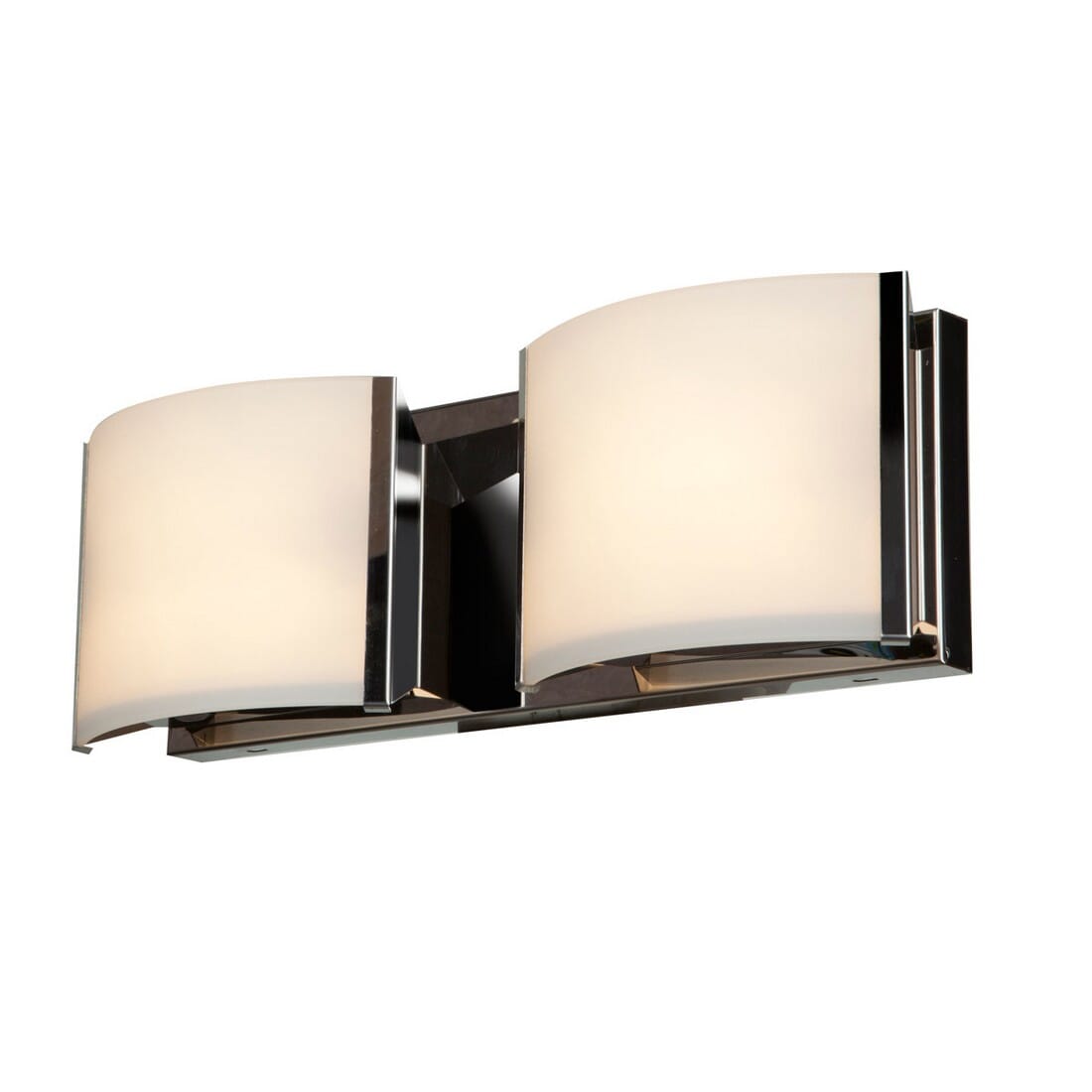 Access Nitro2 2-Light 5" Bathroom Vanity Light in Brushed Steel