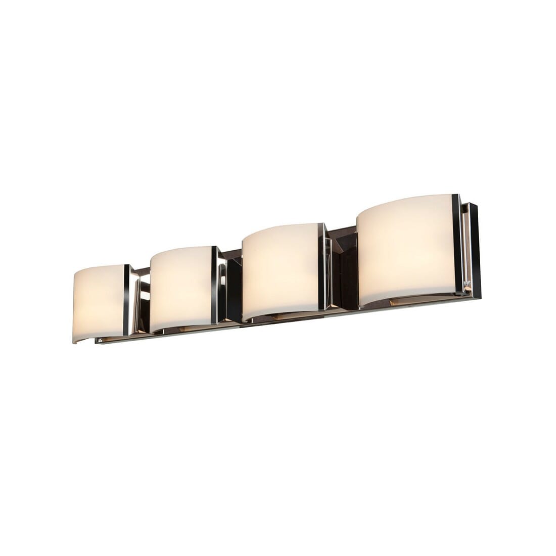 Access Nitro2 4-Light 5" Bathroom Vanity Light in Brushed Steel