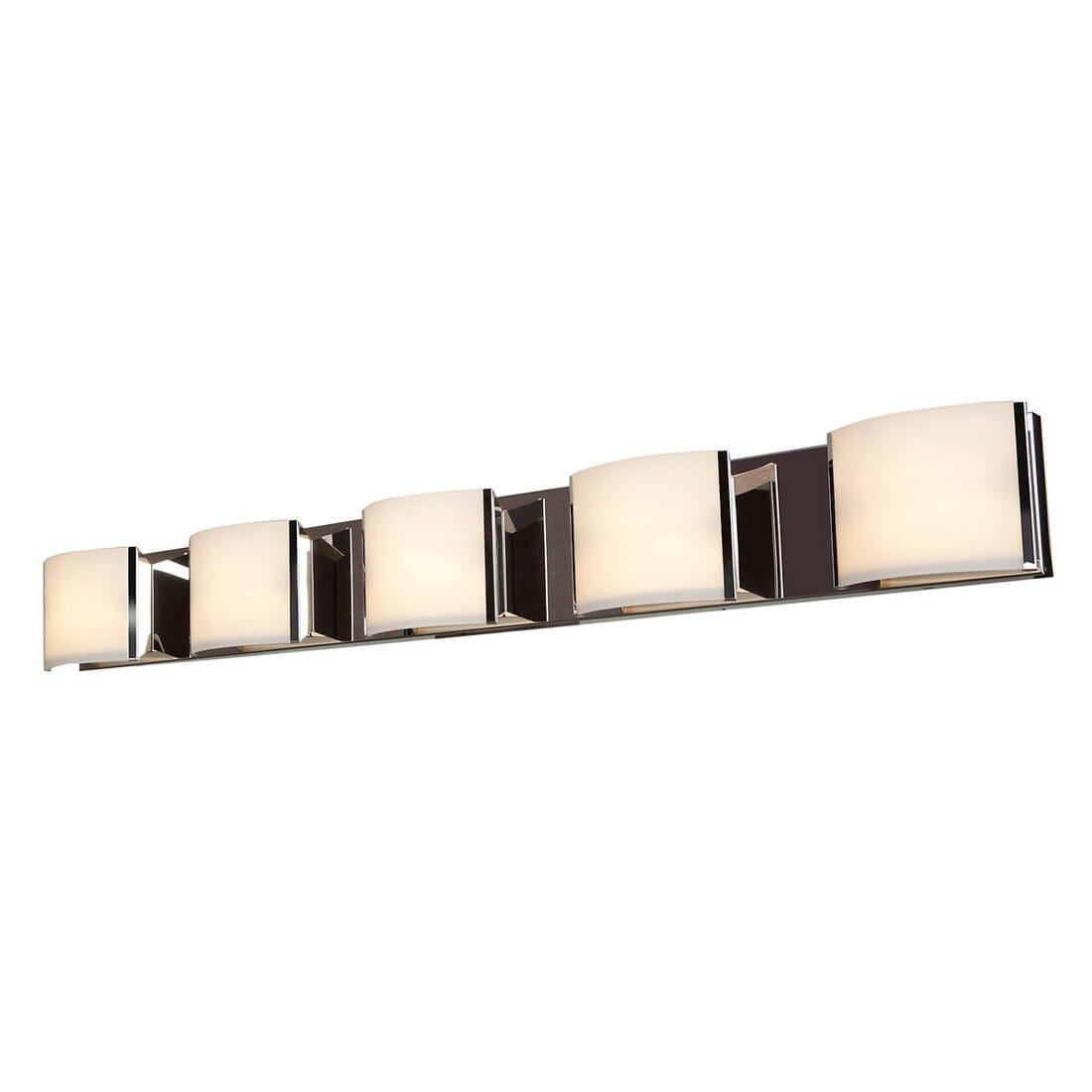 Access Nitro2 5-Light 5" Bathroom Vanity Light in Brushed Steel