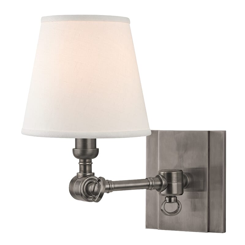 Hudson Valley Hillsdale 10" Wall Sconce in Historical Nickel