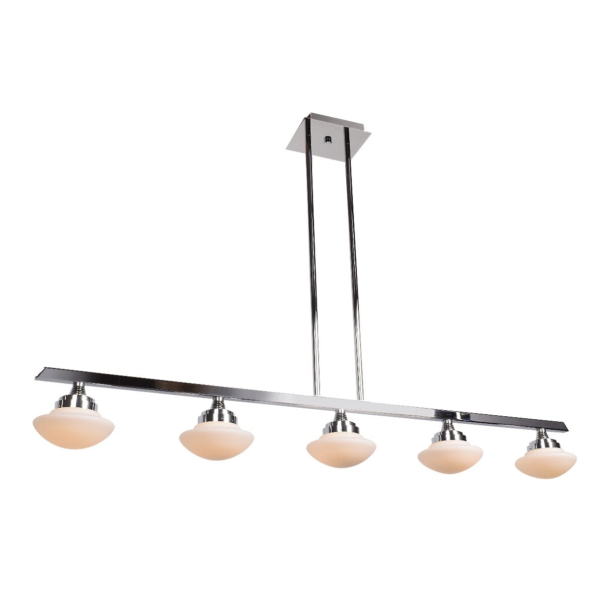 Access Lighting Atomiser 43" 5-Light LED Linear Pendant in Chrome