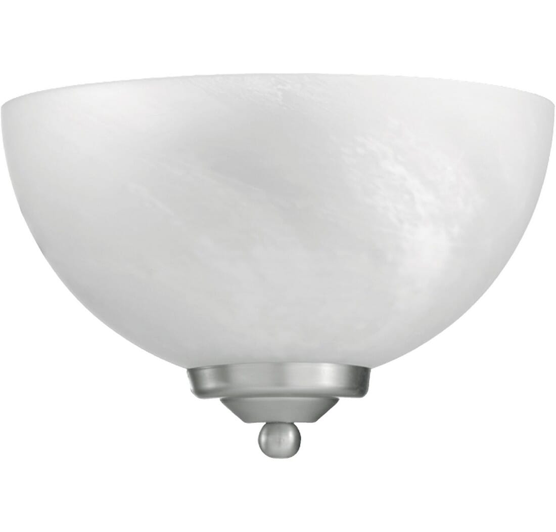 Quorum Hemisphere 8" Wall Sconce in Satin Nickel