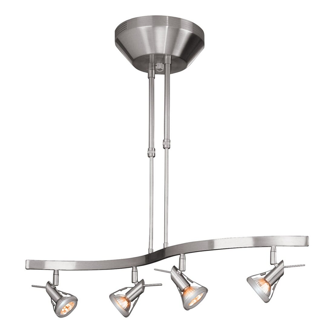 Access Lighting Versahl 4-Light Spot-Light Pendant in Matte Chrome