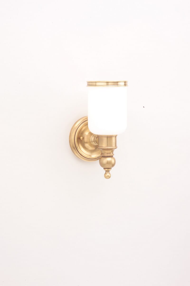 Hudson Valley Chatham 5" Bathroom Vanity Light in Aged Brass