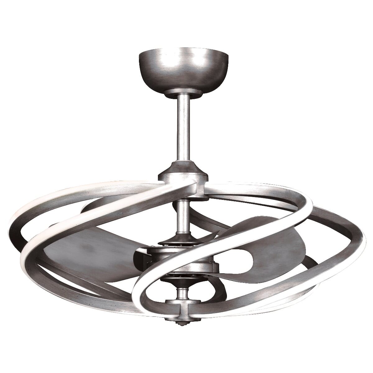 Access Vortex 6-Light Pendant Light in Brushed Steel