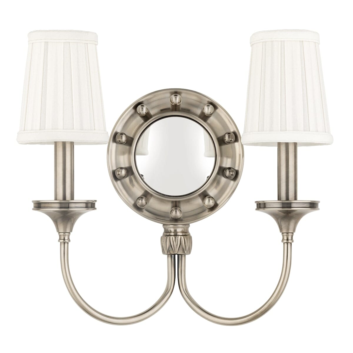 Hudson Valley Regent 2-Light 12" Wall Sconce in Old Nickel