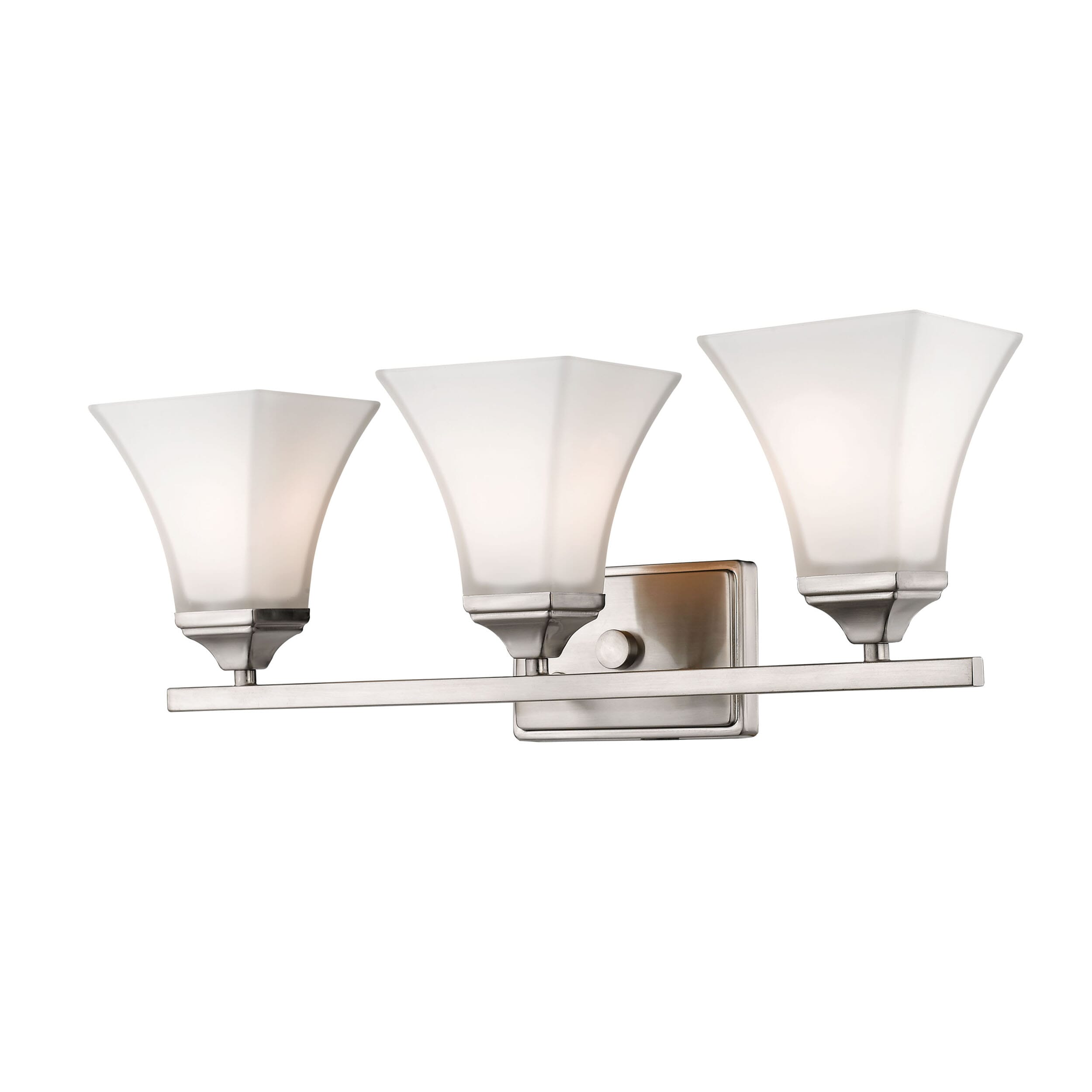 Millennium Lighting 3-Light Bathroom Vanity Light in Brushed Nickel