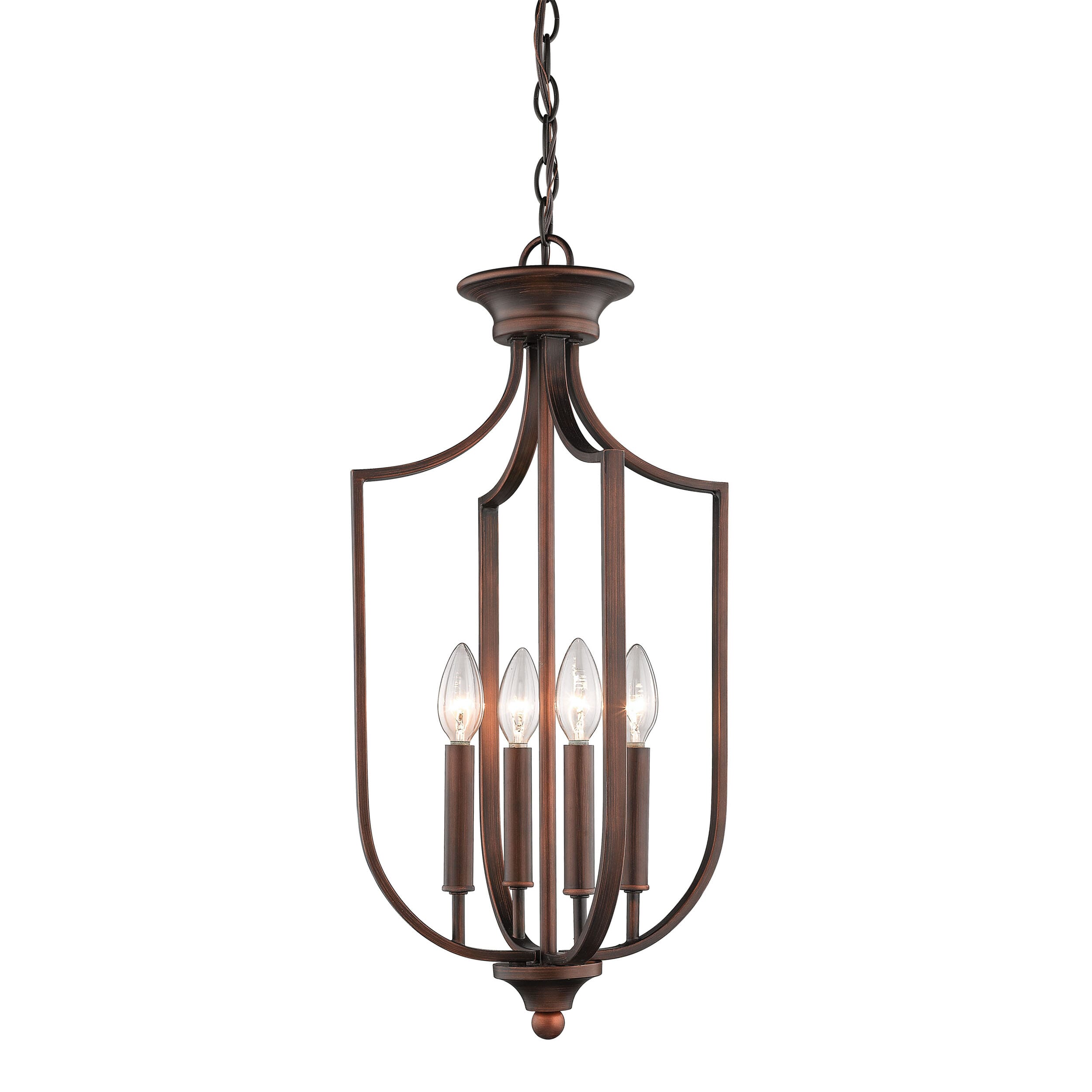 Millennium Lighting 4-Light Pendant in Rubbed Bronze