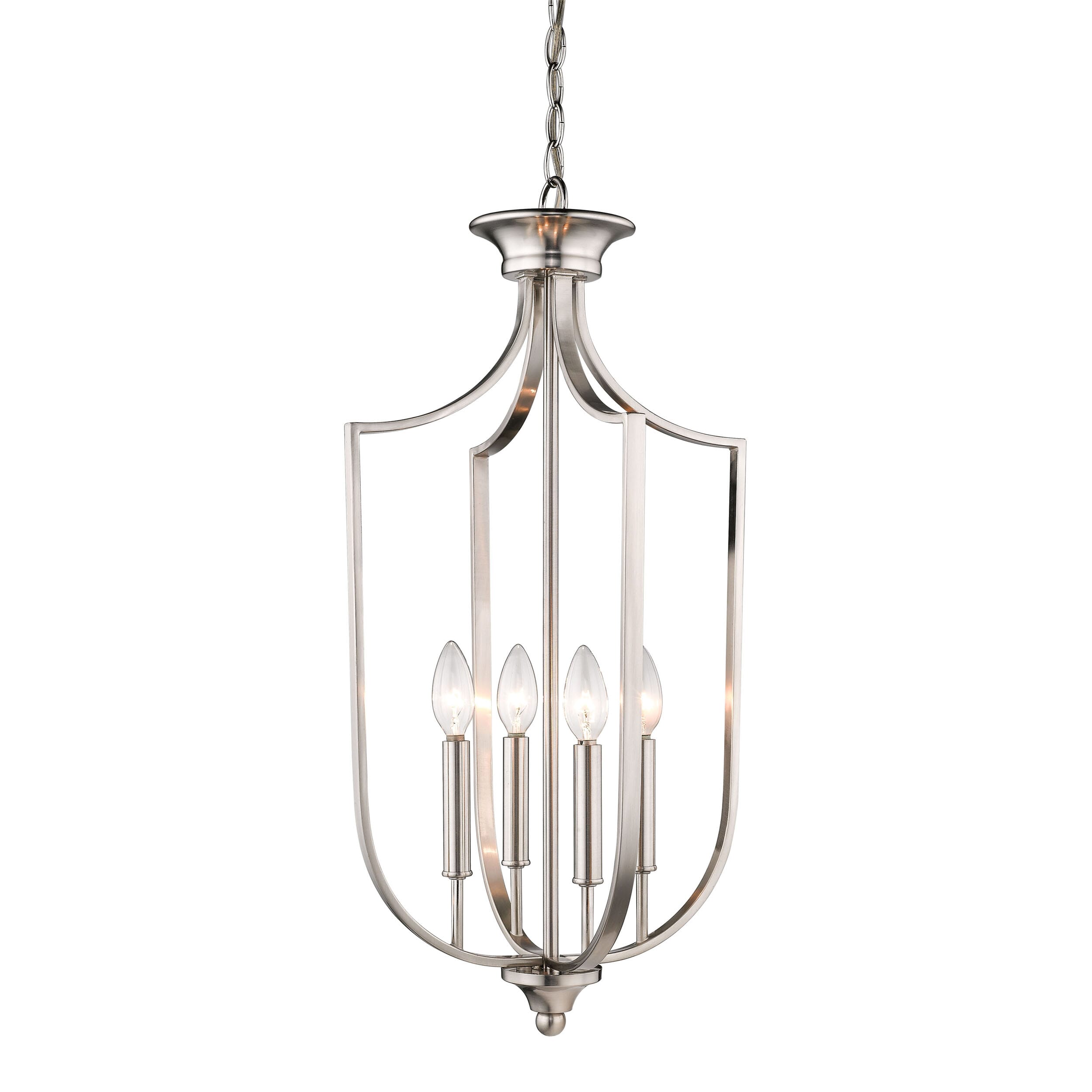 Millennium Lighting 4-Light Pendant in Brushed Nickel