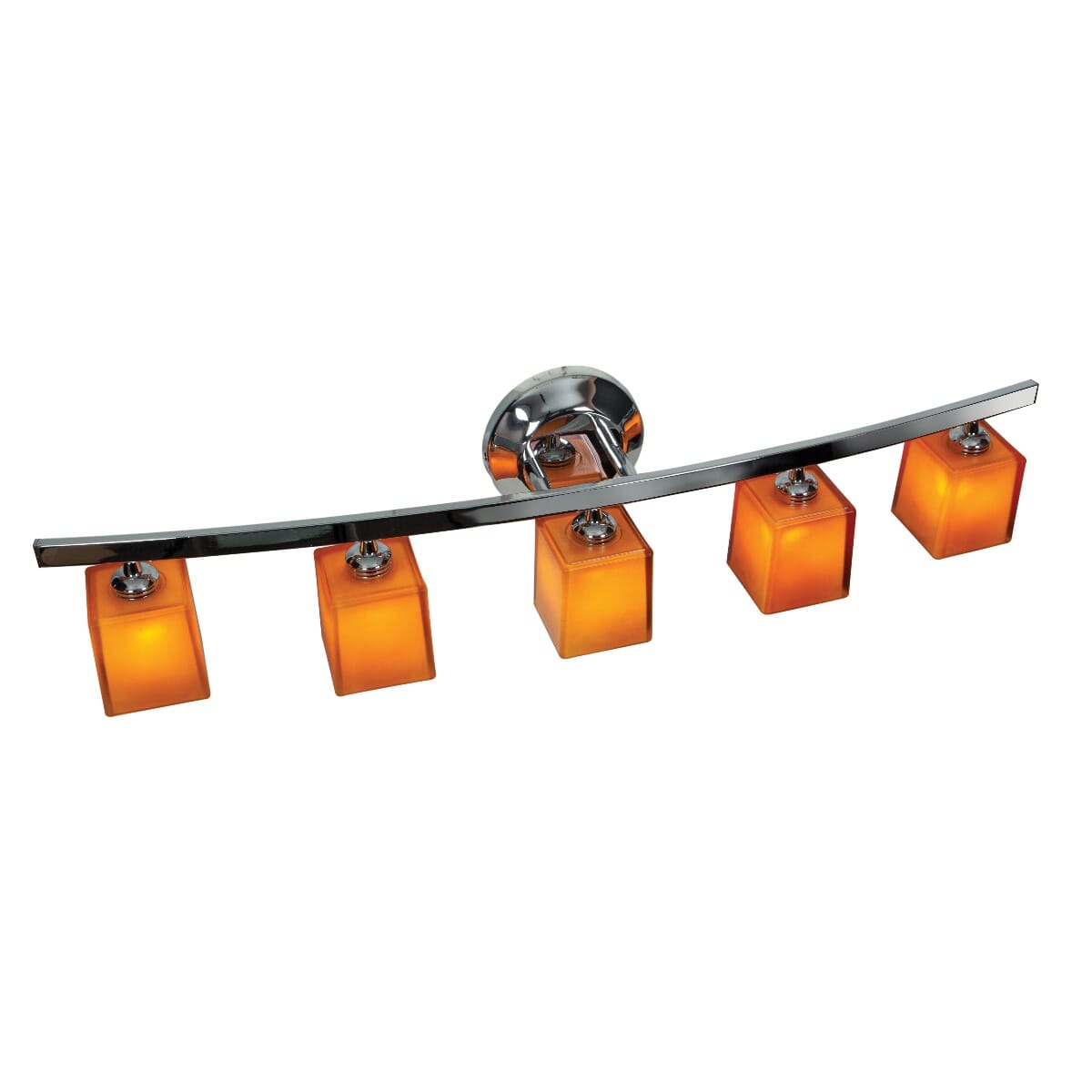 Access Sydney 5-Light 8" Bathroom Vanity Light in Chrome