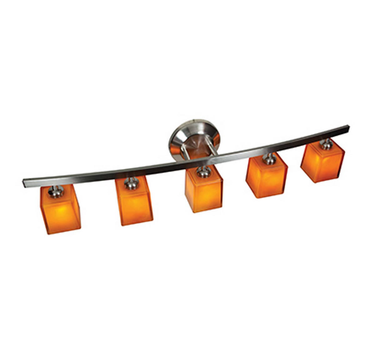 Access Sydney 5-Light 8" Bathroom Vanity Light in Matte Chrome