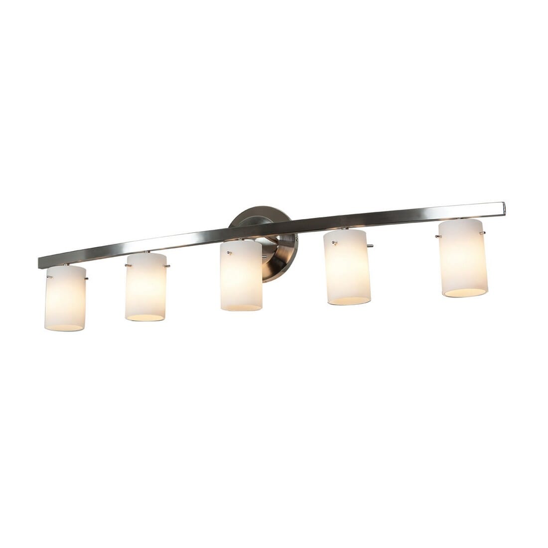 Access Sydney 5-Light 8" Bathroom Vanity Light in Matte Chrome